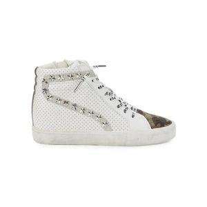 NEW Vintage Havana Womens Shiloh White High-Top Sneakers SIZE 6/100%AUTHENTIC